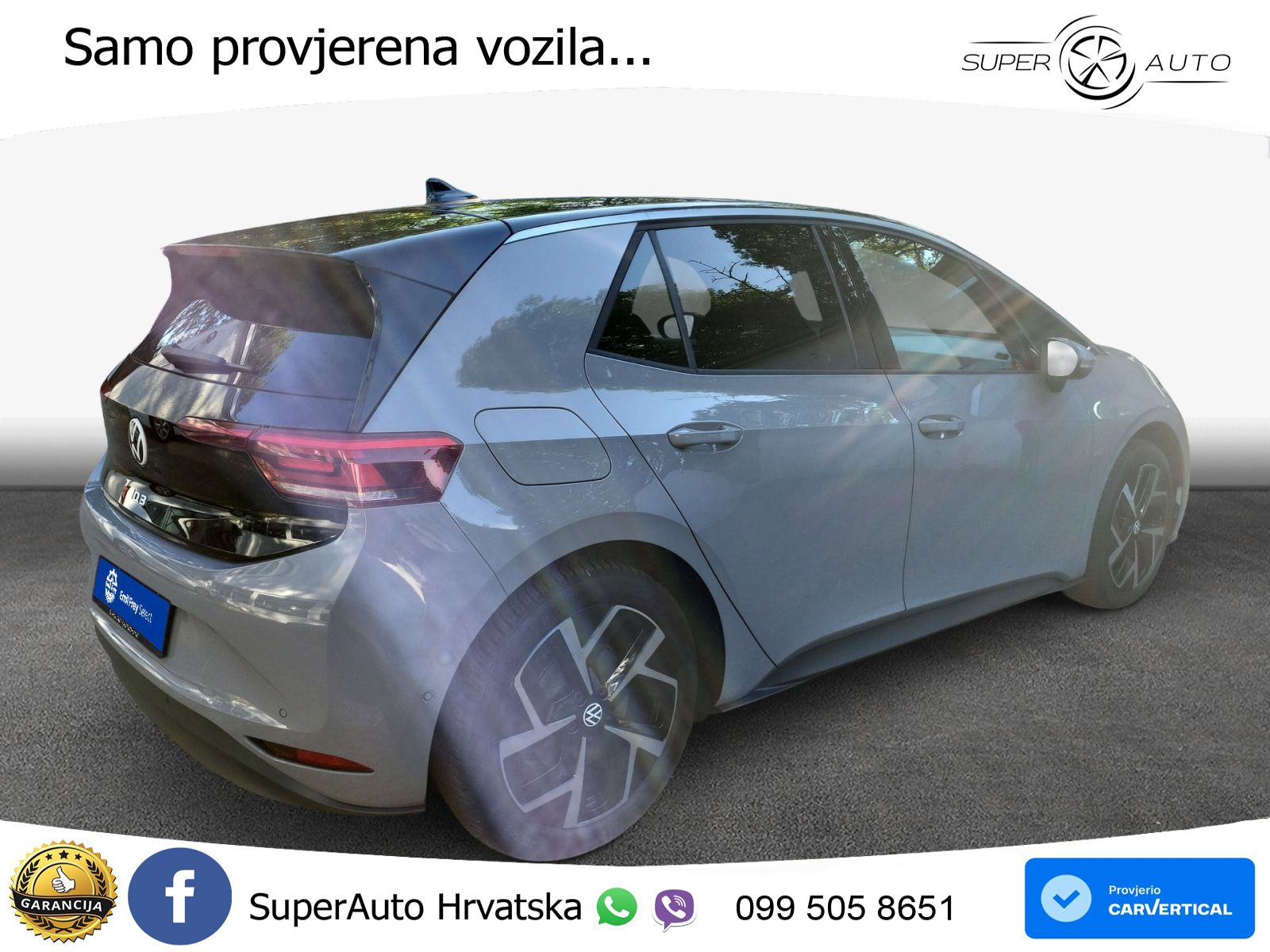 Volkswagen ID.3 Pro 62 kWh (204 KS) LED+GR SJED+ACC
