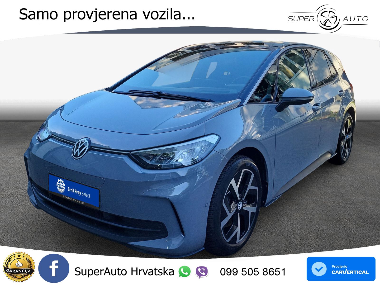 Volkswagen ID.3 Pro 62 kWh (204 KS) LED+GR SJED+ACC