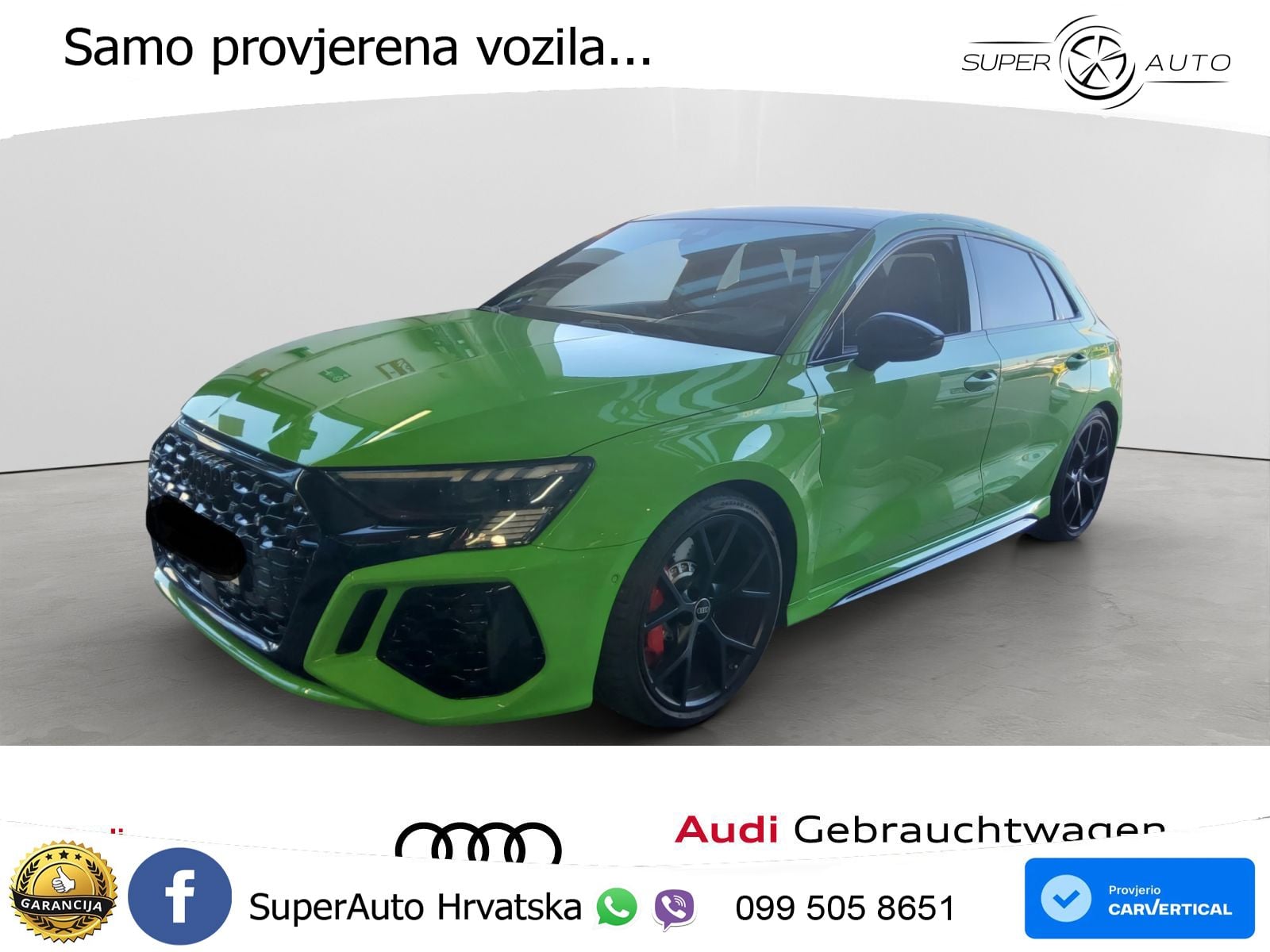 Audi RS3 Sedan 2.5 TFSI (400 KS) quattro S tronic MATRIX+GR SJED+KAM
