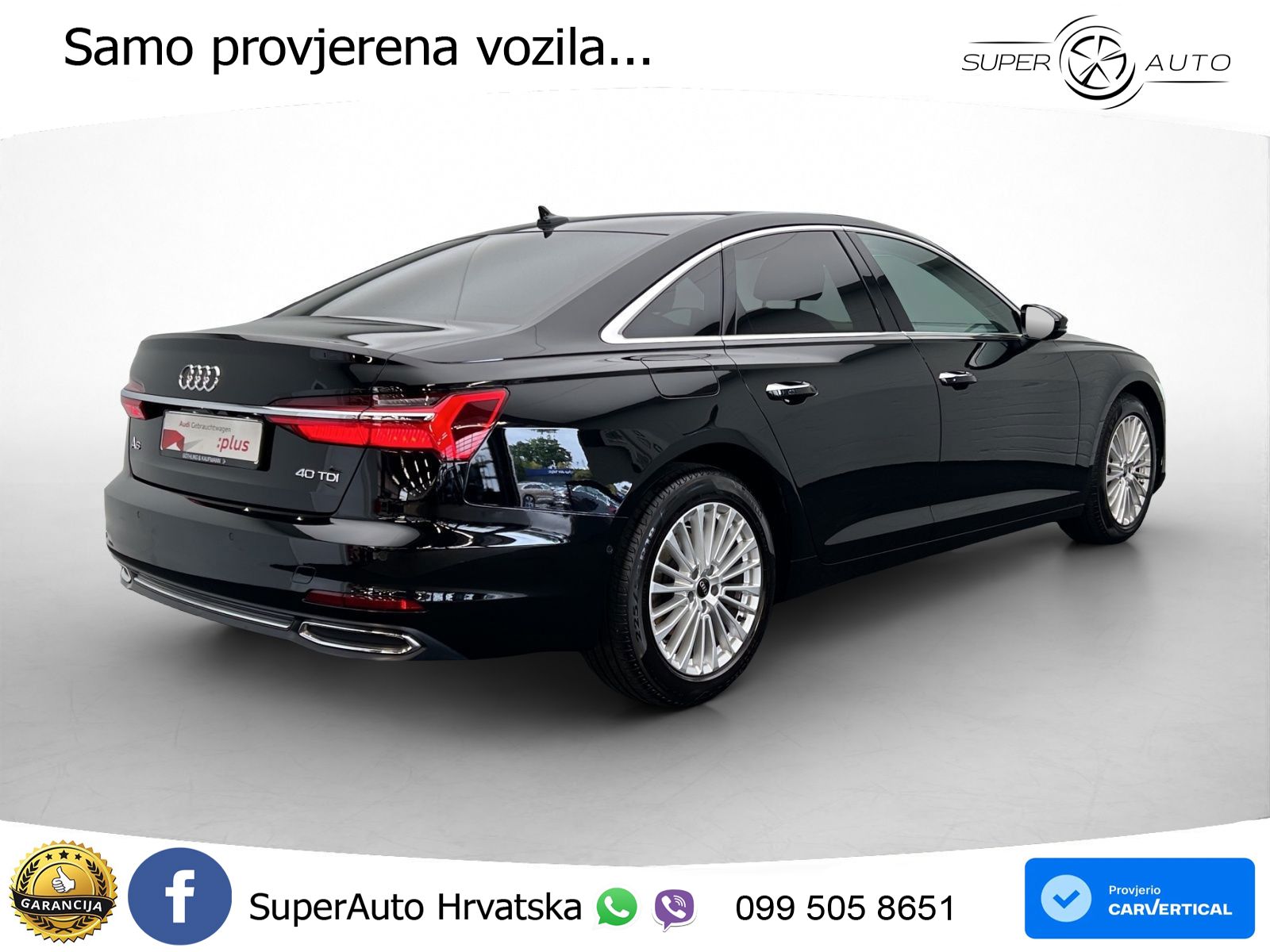 Audi A6 40 TDI (204 KS) S tronic LED+GR SJED+ACC