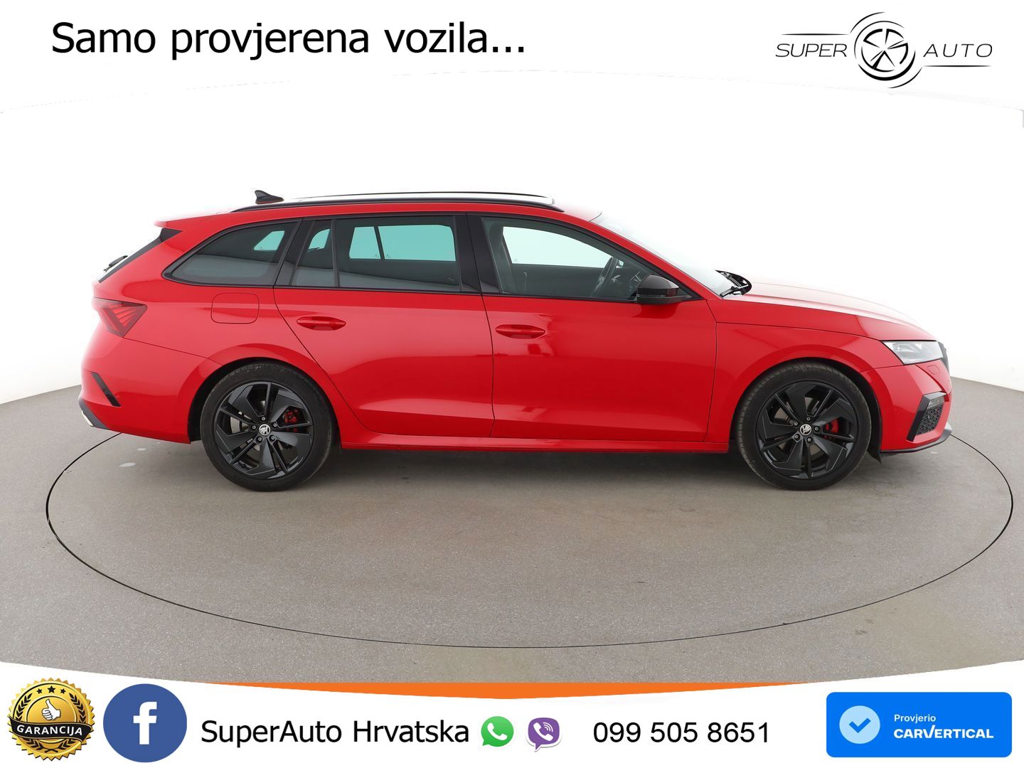 Škoda Octavia Combi RS 2.0 TDI (200 KS) DSG LED+GR SJED+ACC