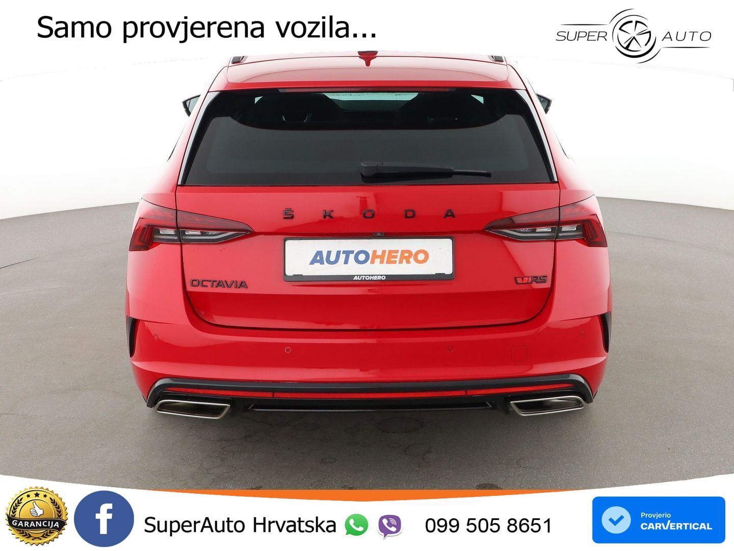 Škoda Octavia Combi RS 2.0 TDI (200 KS) DSG LED+GR SJED+ACC