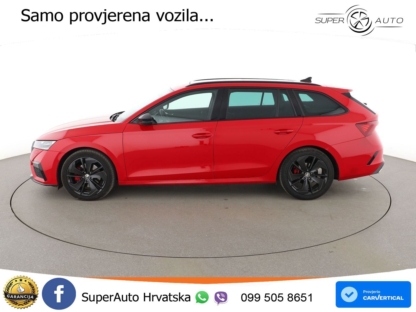 Škoda Octavia Combi RS 2.0 TDI (200 KS) DSG LED+GR SJED+ACC