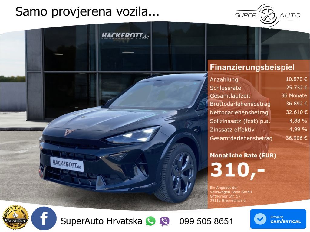 Cupra Formentor 1.5 TSI (204 KS) e-Hybrid DSG LED+GR SJED+ACC