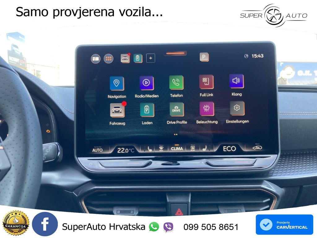 Cupra Formentor 1.5 TSI (204 KS) e-Hybrid DSG LED+GR SJED+ACC