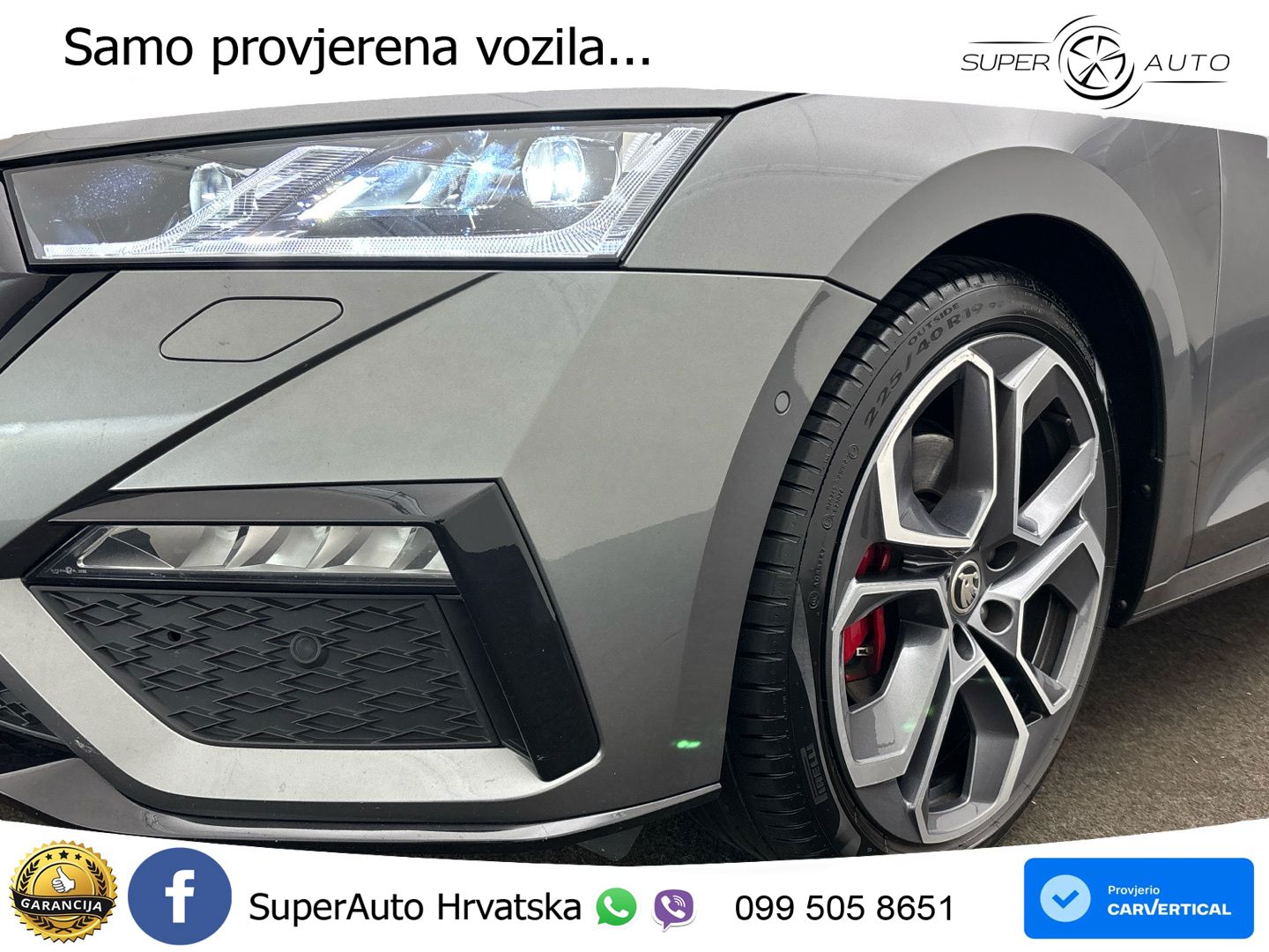 Škoda Octavia Combi RS 2.0 TDI (200 KS) DSG MATRIX+GR SJED+KAM