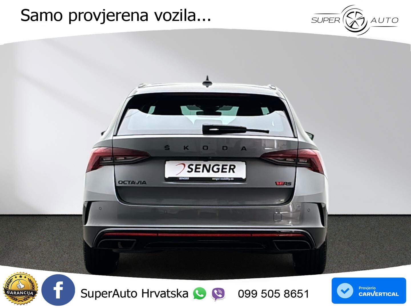 Škoda Octavia Combi RS 2.0 TDI (200 KS) DSG MATRIX+GR SJED+KAM