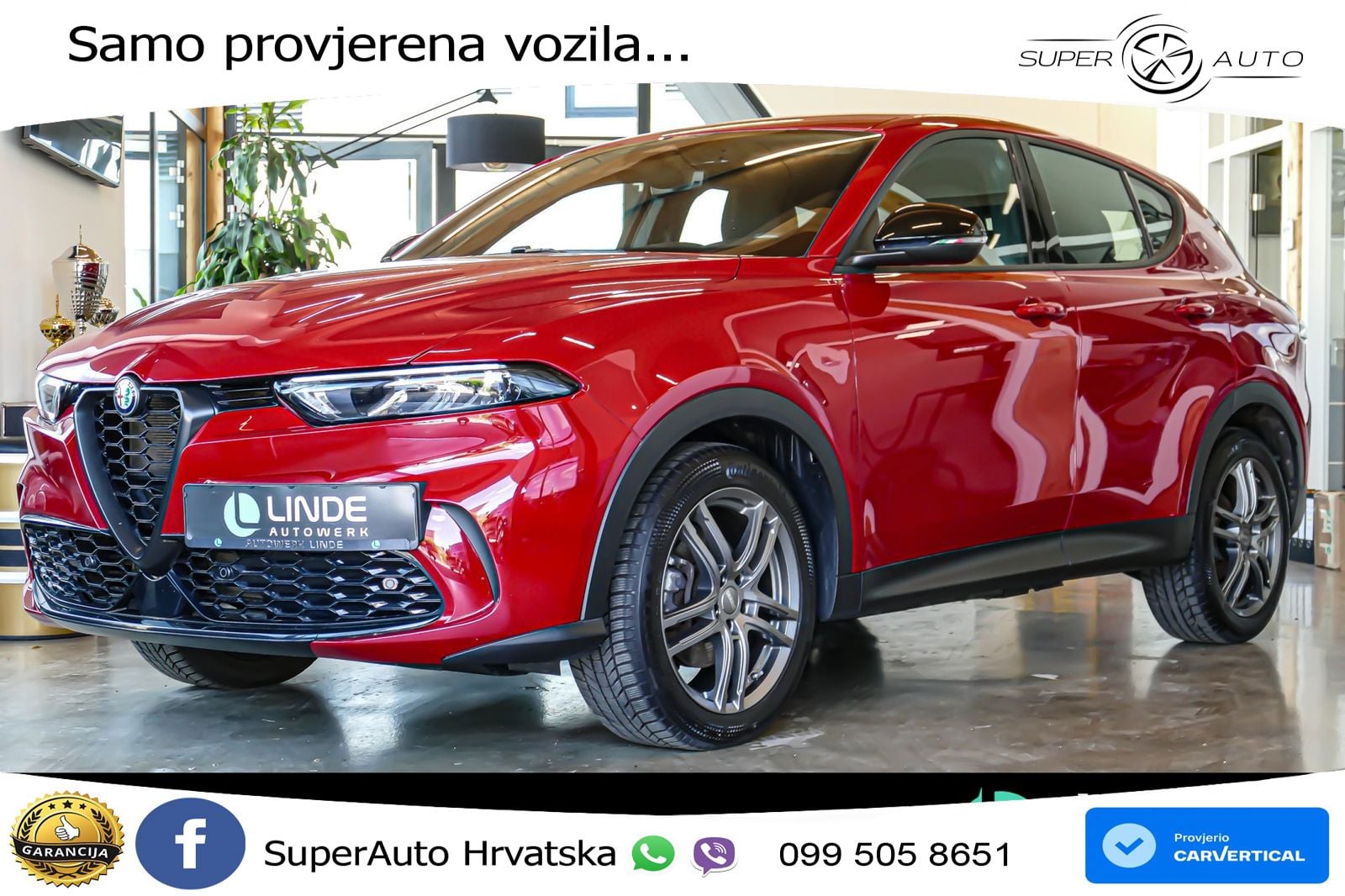 Alfa Romeo Tonale 1.5 Turbo (130 KS) 48V-Hybrid TCT LED+GR SJED+ACC