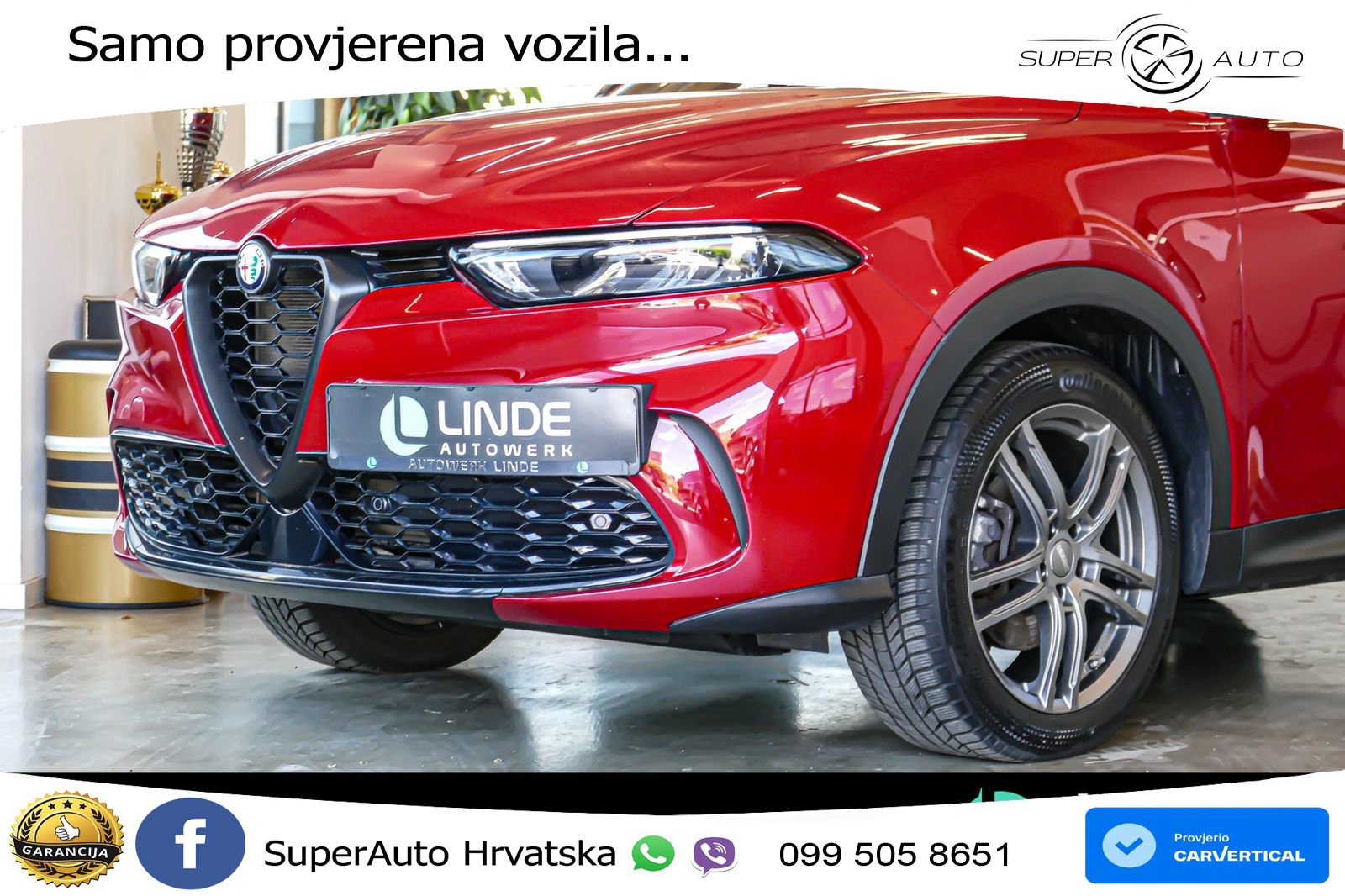 Alfa Romeo Tonale 1.5 Turbo (130 KS) 48V-Hybrid TCT LED+GR SJED+ACC