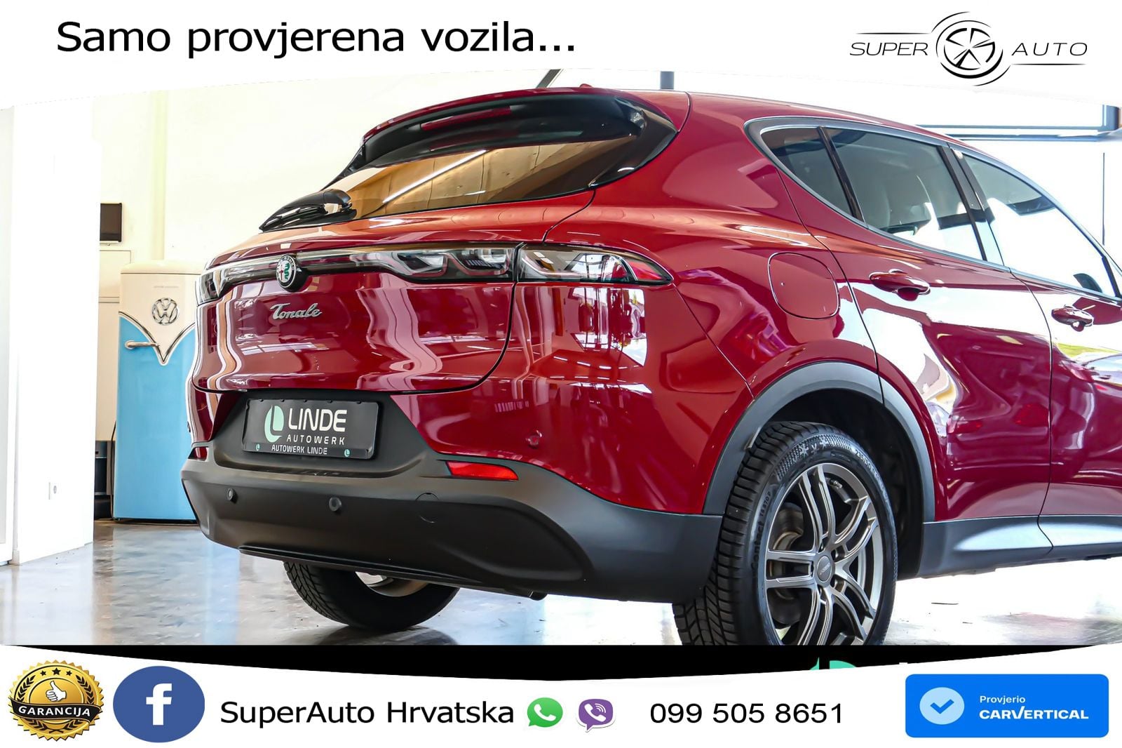 Alfa Romeo Tonale 1.5 Turbo (130 KS) 48V-Hybrid TCT LED+GR SJED+ACC