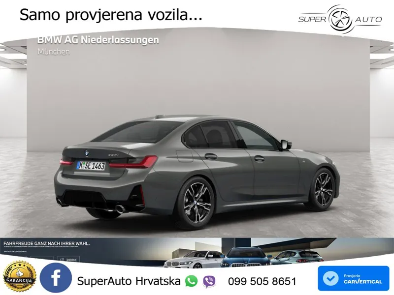 BMW 320i (184 KS) Steptronic M Sport LED+GR SJED+ACC