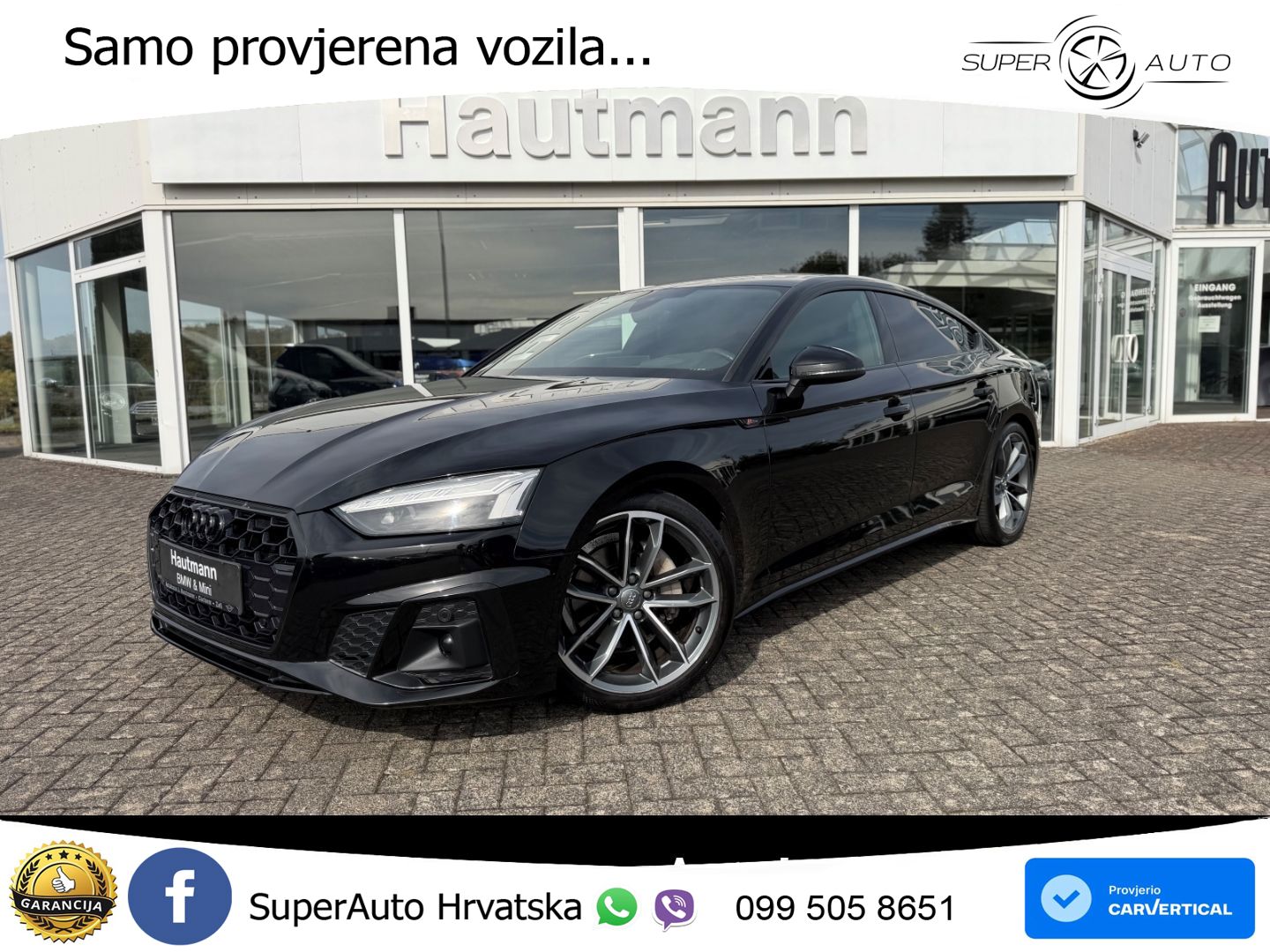 Audi A5 Sportback 40 TDI (190 KS) S tronic S line MATRIX+GR SJED+KAM