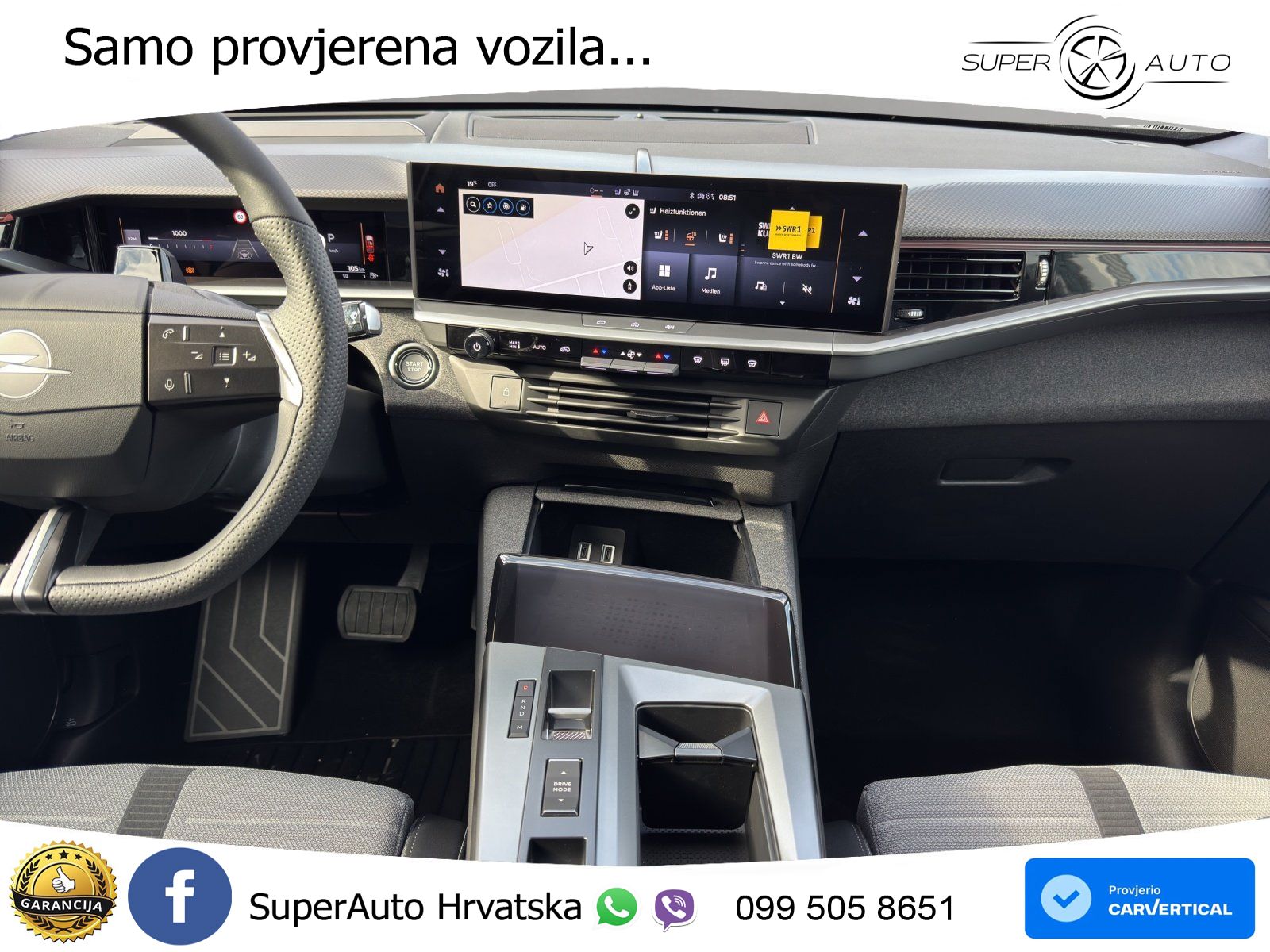 Opel Grandland 1.2 Turbo (145 KS) Hybrid eDCT Ultimate ACC+HEAD+GR SJED+360+PANO