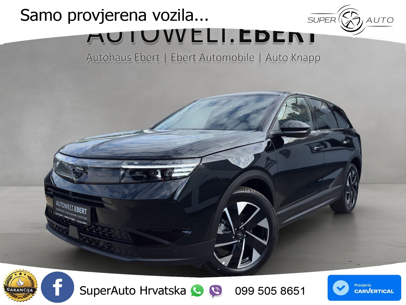 Opel Grandland 1.2 Turbo (145 KS) Hybrid eDCT Ultimate ACC+HEAD+GR SJED+360+PANO