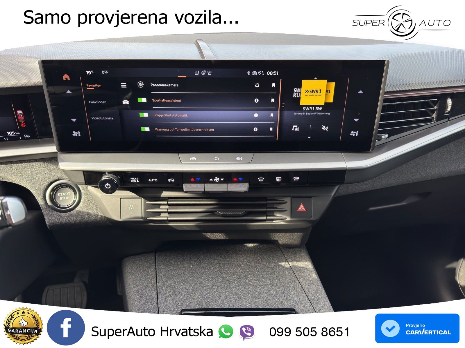 Opel Grandland 1.2 Turbo (145 KS) Hybrid eDCT Ultimate ACC+HEAD+GR SJED+360+PANO