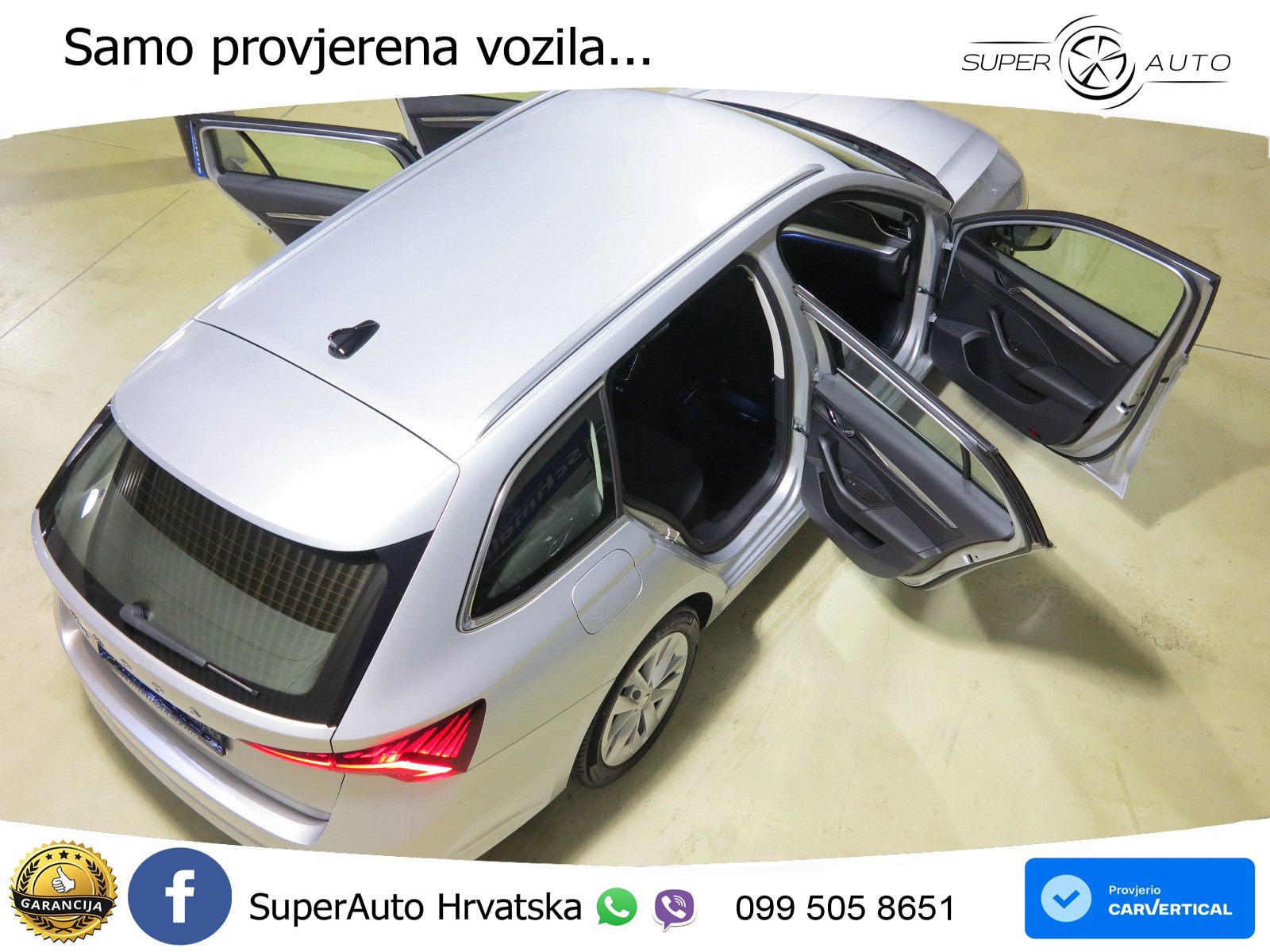 Škoda Octavia Combi 2.0 TDI (150 KS) DSG LED+GR SJED+ACC