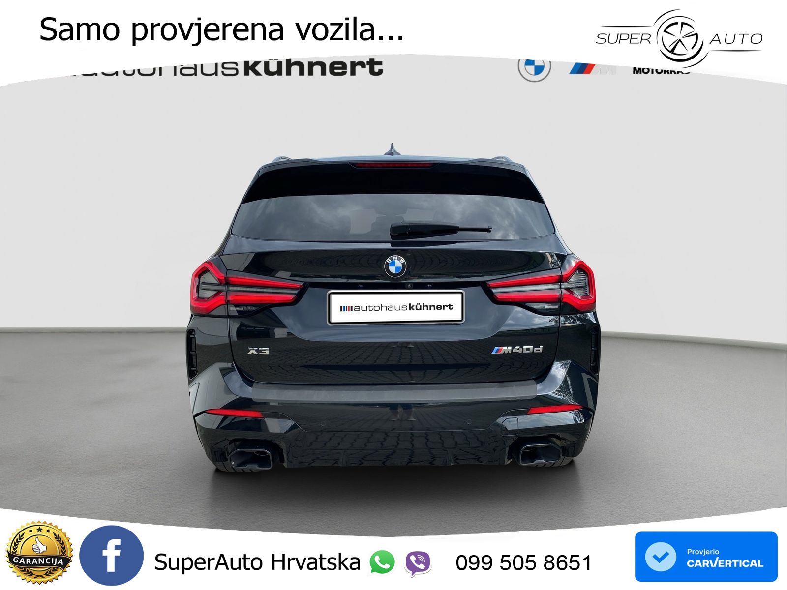 BMW X3 M40d xDrive Steptronic LED+GR SJED+ACC