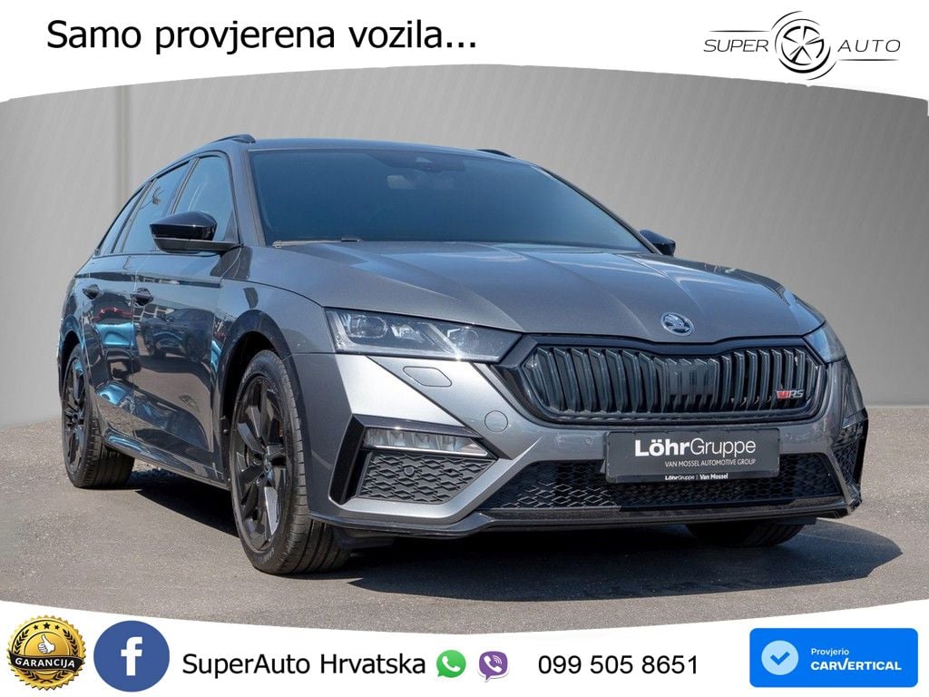 Škoda Octavia Combi RS 2.0 TDI (200 KS) 4x4 DSG LED+GR SJED+ACC