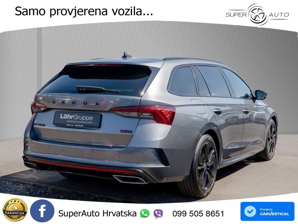 Škoda Octavia Combi RS 2.0 TDI (200 KS) 4x4 DSG LED+GR SJED+ACC