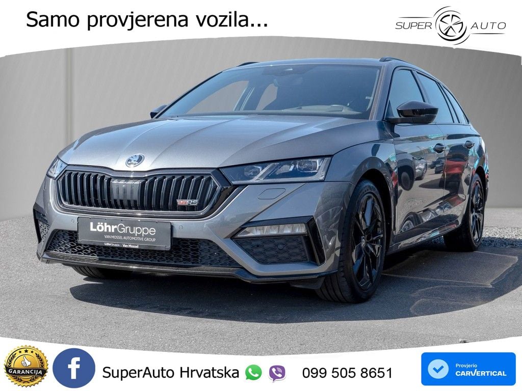 Škoda Octavia Combi RS 2.0 TDI (200 KS) 4x4 DSG LED+GR SJED+ACC