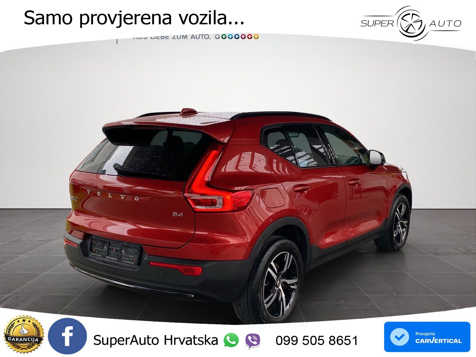 Volvo XC40 2.0 B4 AWD 197 KS Automatic LED+GR SJED+ACC
