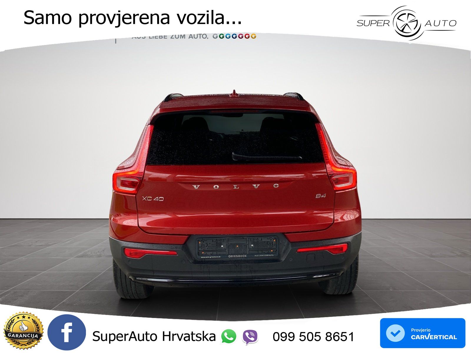 Volvo XC40 2.0 B4 AWD 197 KS Automatic LED+GR SJED+ACC
