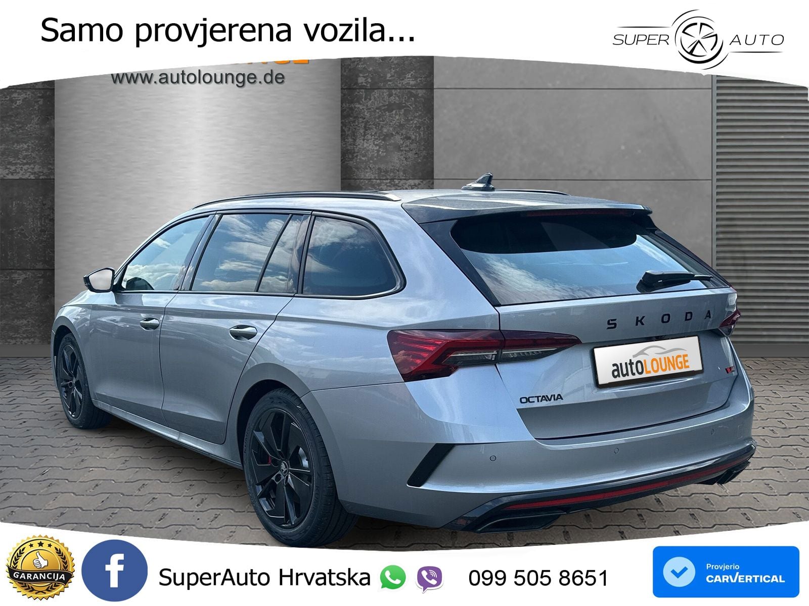 Škoda Octavia Combi RS 2.0 TSI (265 KS) DSG MATRIX+GR SJED+KAM