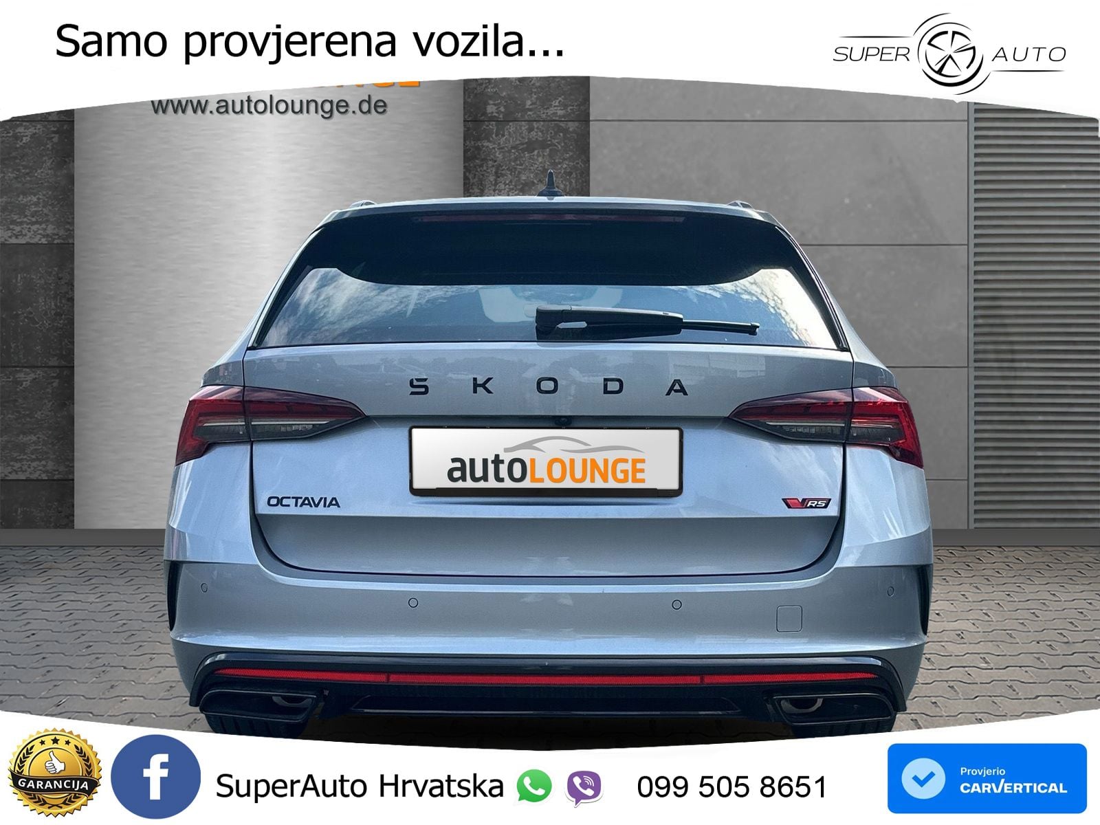 Škoda Octavia Combi RS 2.0 TSI (265 KS) DSG MATRIX+GR SJED+KAM