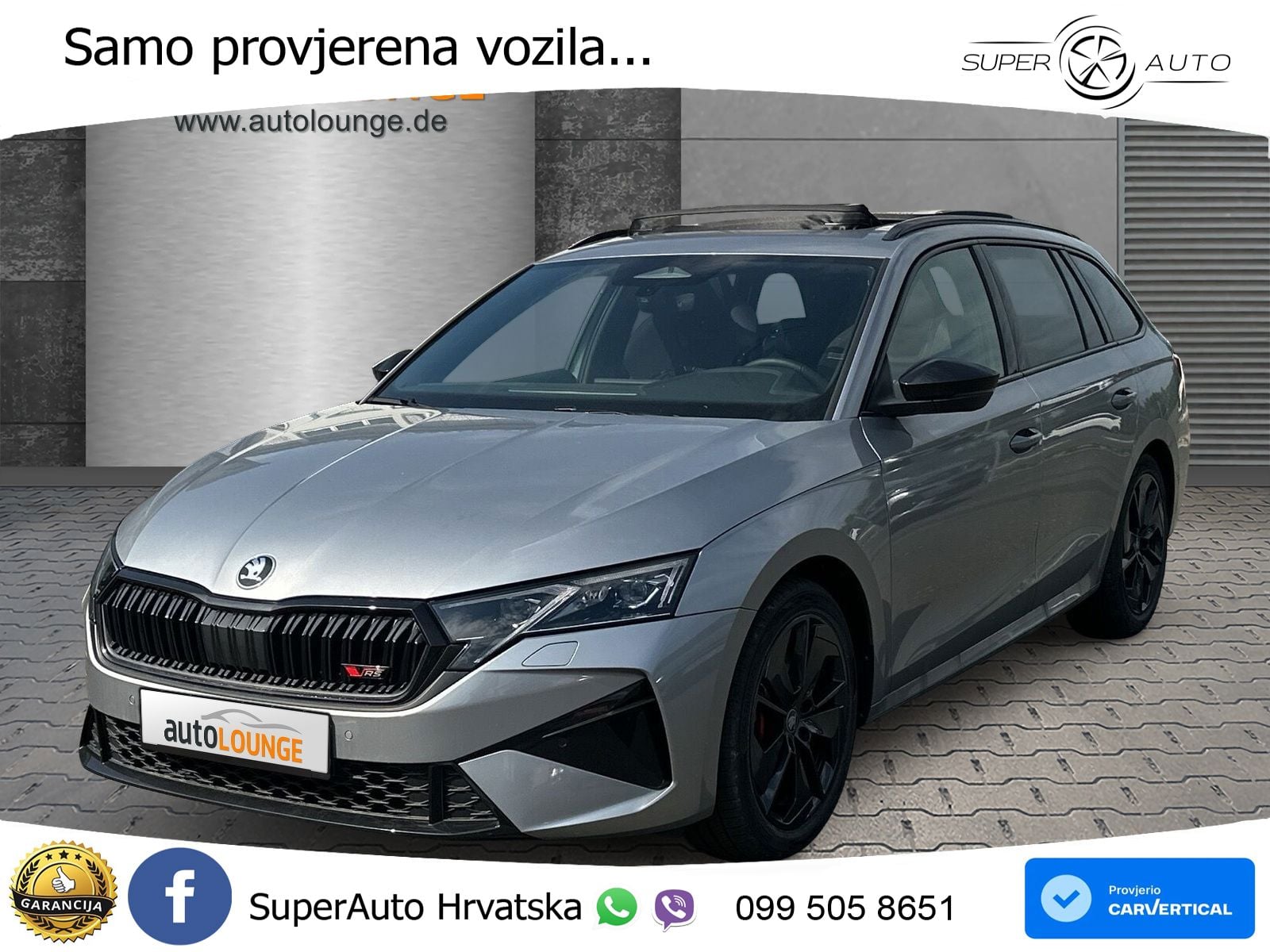 Škoda Octavia Combi RS 2.0 TSI (265 KS) DSG MATRIX+GR SJED+KAM