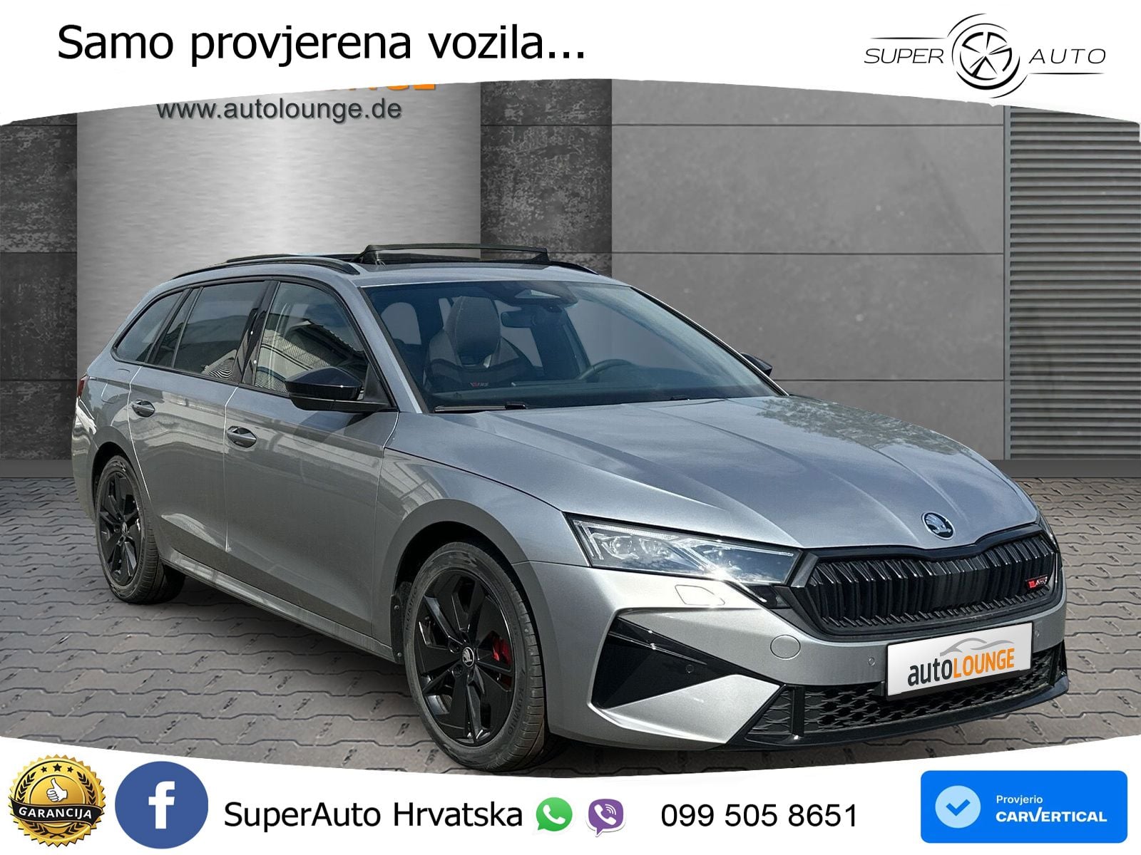 Škoda Octavia Combi RS 2.0 TSI (265 KS) DSG MATRIX+GR SJED+KAM