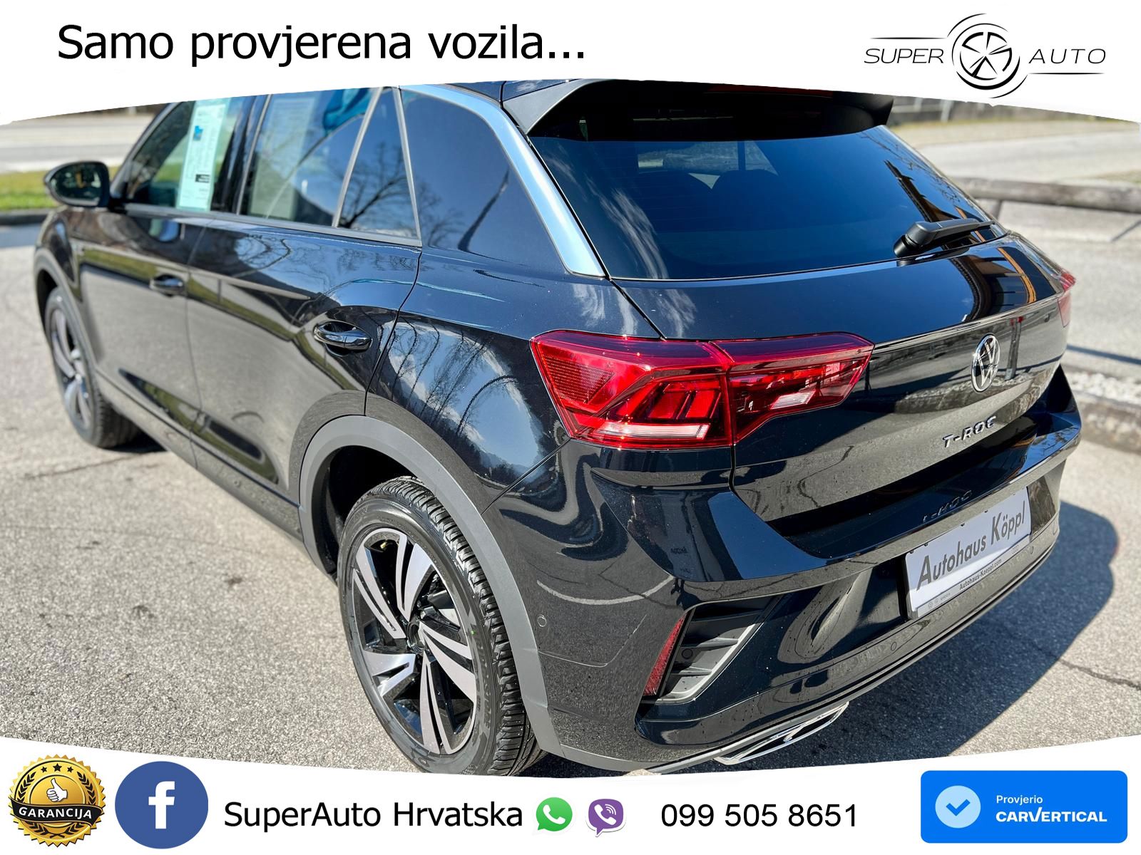 Volkswagen T-Roc 1.5 TSI (150 KS) DSG LED+GR SJED+ACC