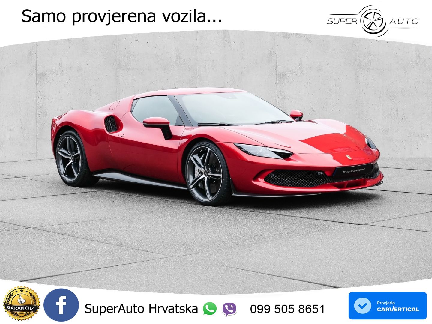 Ferrari 296 GTB 3.0 V6 (830 KS) F1 DCT