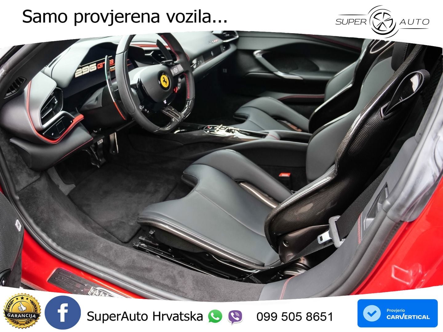 Ferrari 296 GTB 3.0 V6 (830 KS) F1 DCT