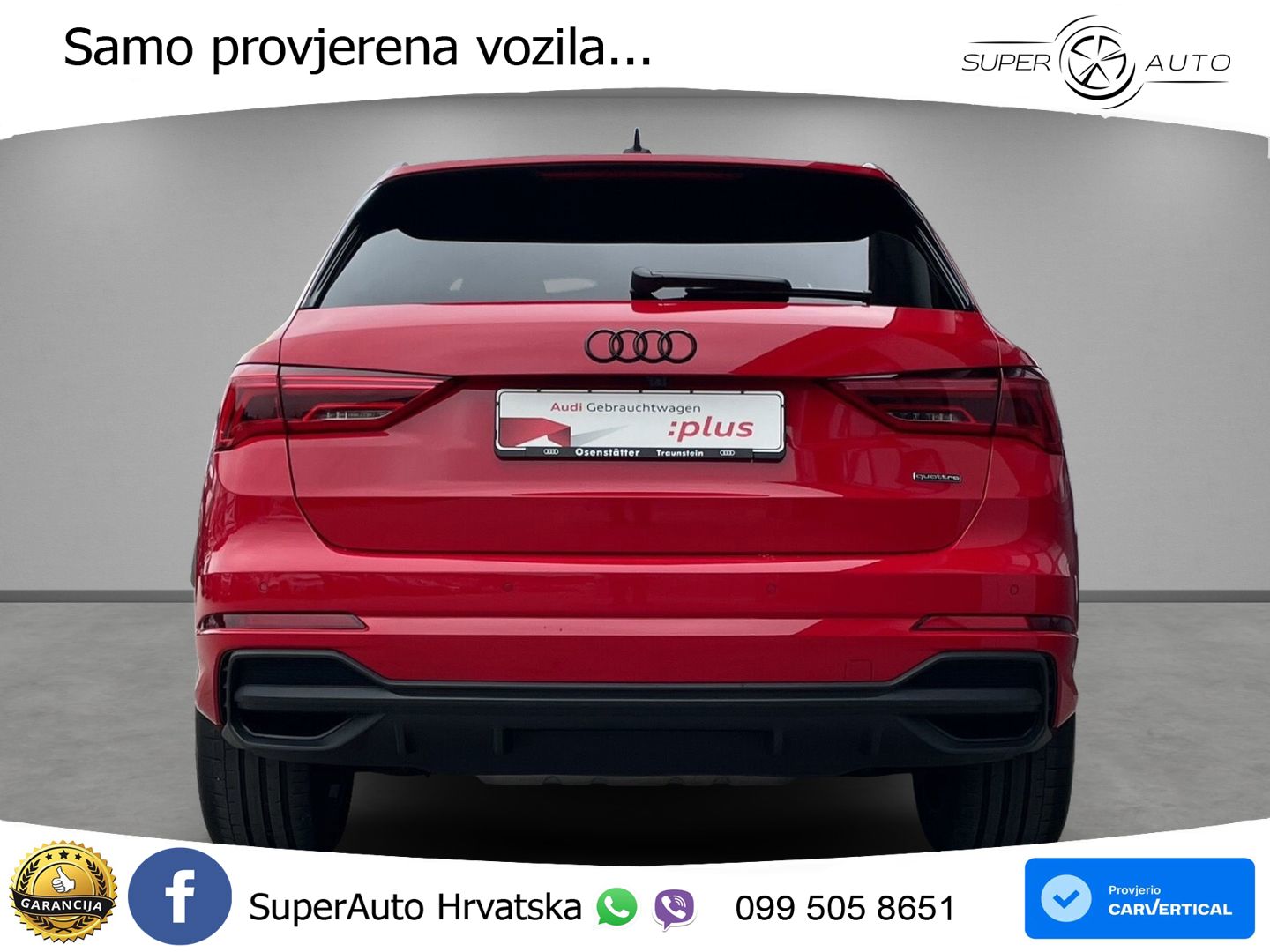 Audi Q3 45 TFSI (245 KS) quattro S tronic S line LED+GR SJED+ACC