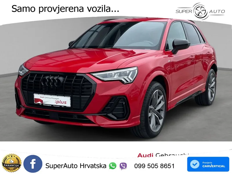 Audi Q3 45 TFSI (245 KS) quattro S tronic S line LED+GR SJED+ACC