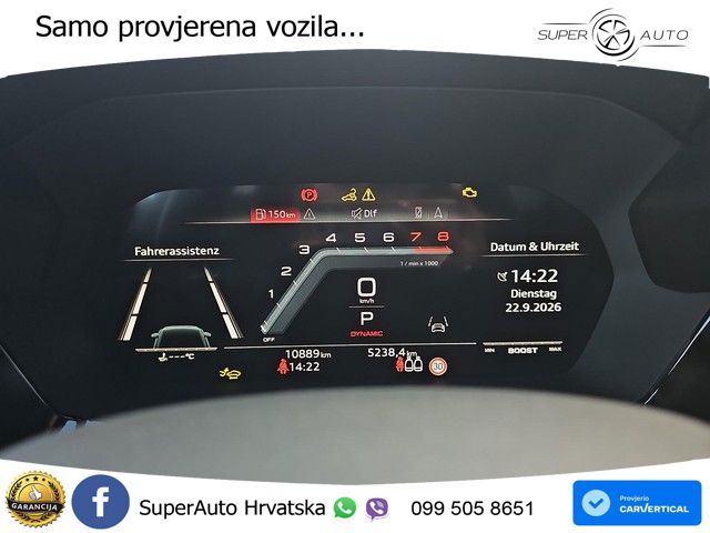 Audi S3 Limuzina 2.0 TFSI (333 KS) quattro S tronic MATRIX+GR SJED+KAM