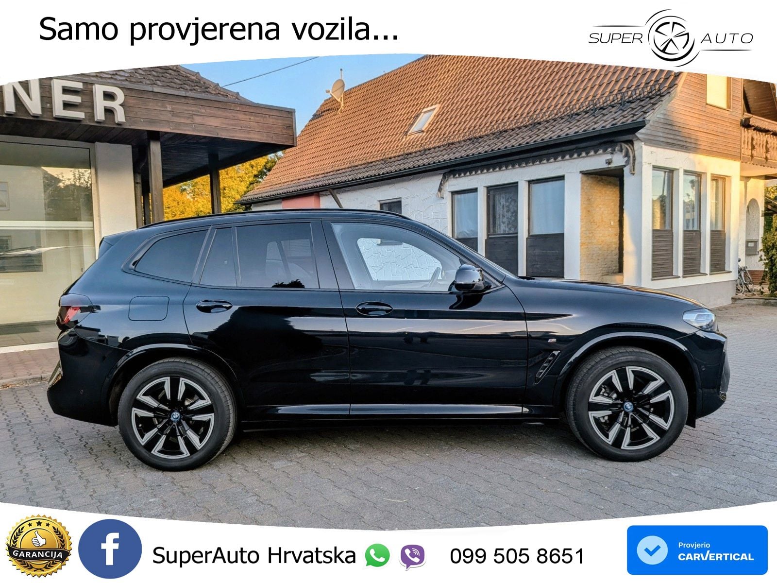 BMW iX3 80 kWh (286 KS) M Sport LED+GR SJED+ACC