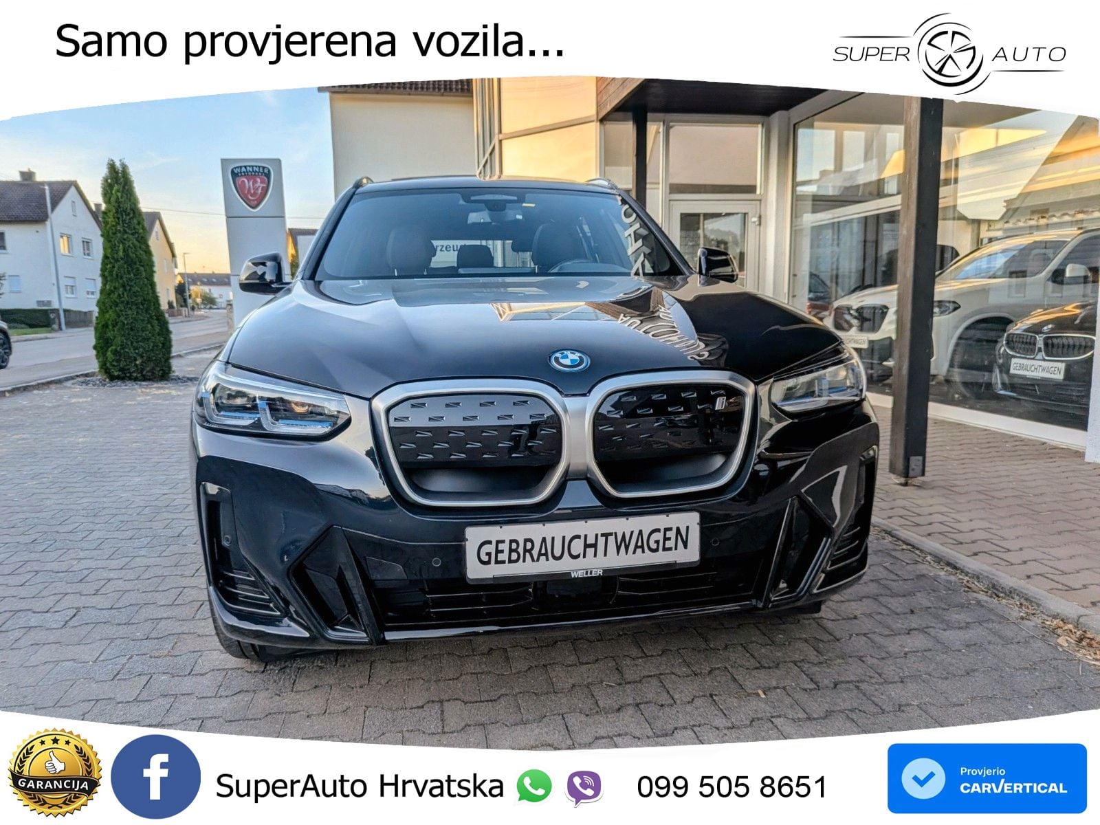 BMW iX3 80 kWh (286 KS) M Sport LED+GR SJED+ACC
