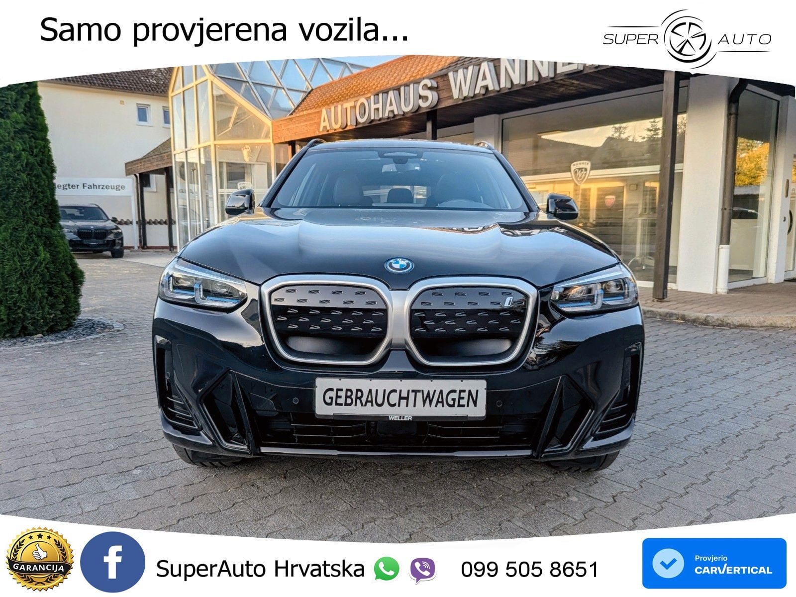 BMW iX3 80 kWh (286 KS) M Sport LED+GR SJED+ACC