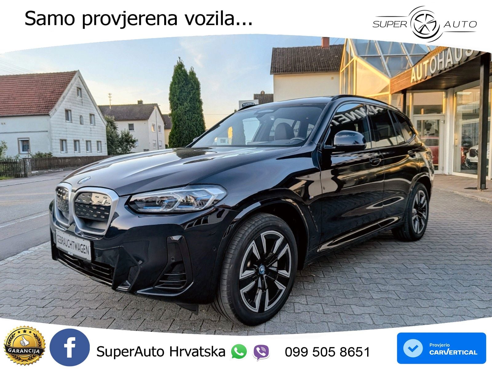 BMW iX3 80 kWh (286 KS) M Sport LED+GR SJED+ACC