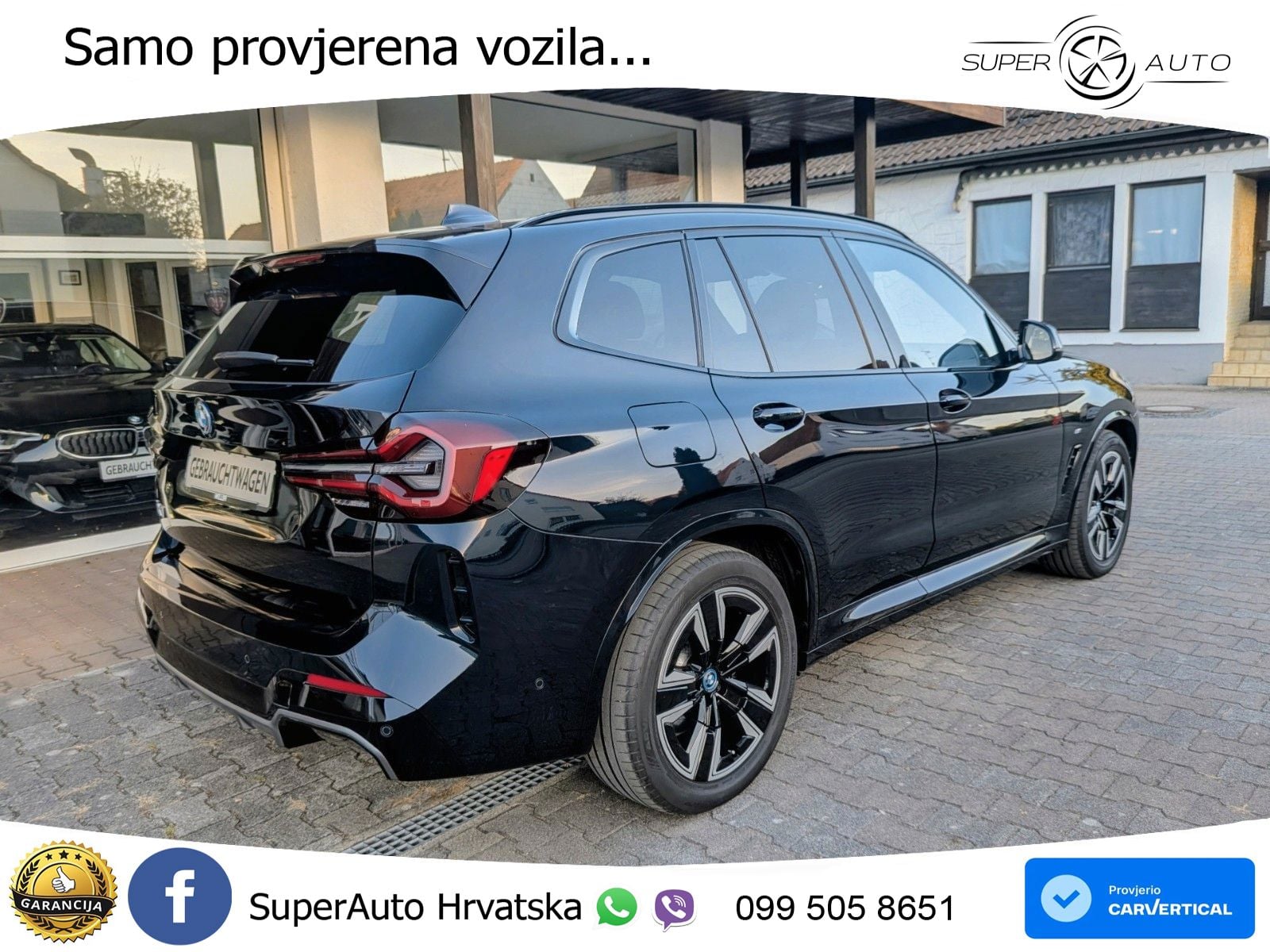 BMW iX3 80 kWh (286 KS) M Sport LED+GR SJED+ACC
