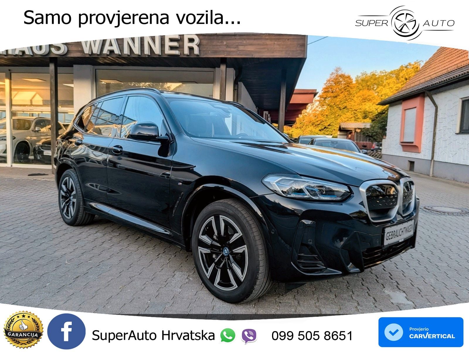 BMW iX3 80 kWh (286 KS) M Sport LED+GR SJED+ACC