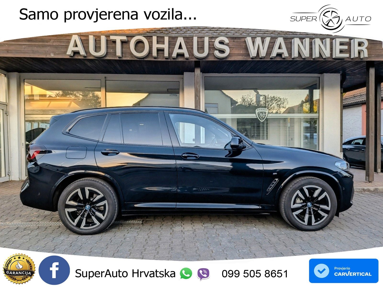 BMW iX3 80 kWh (286 KS) M Sport LED+GR SJED+ACC