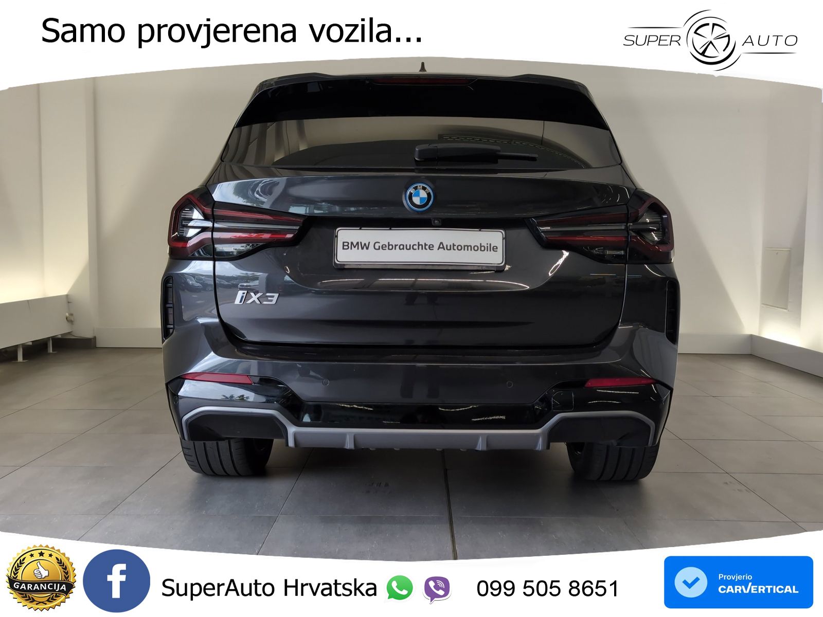 BMW iX3 80 kWh (286 KS) LED+GR SJED+ACC