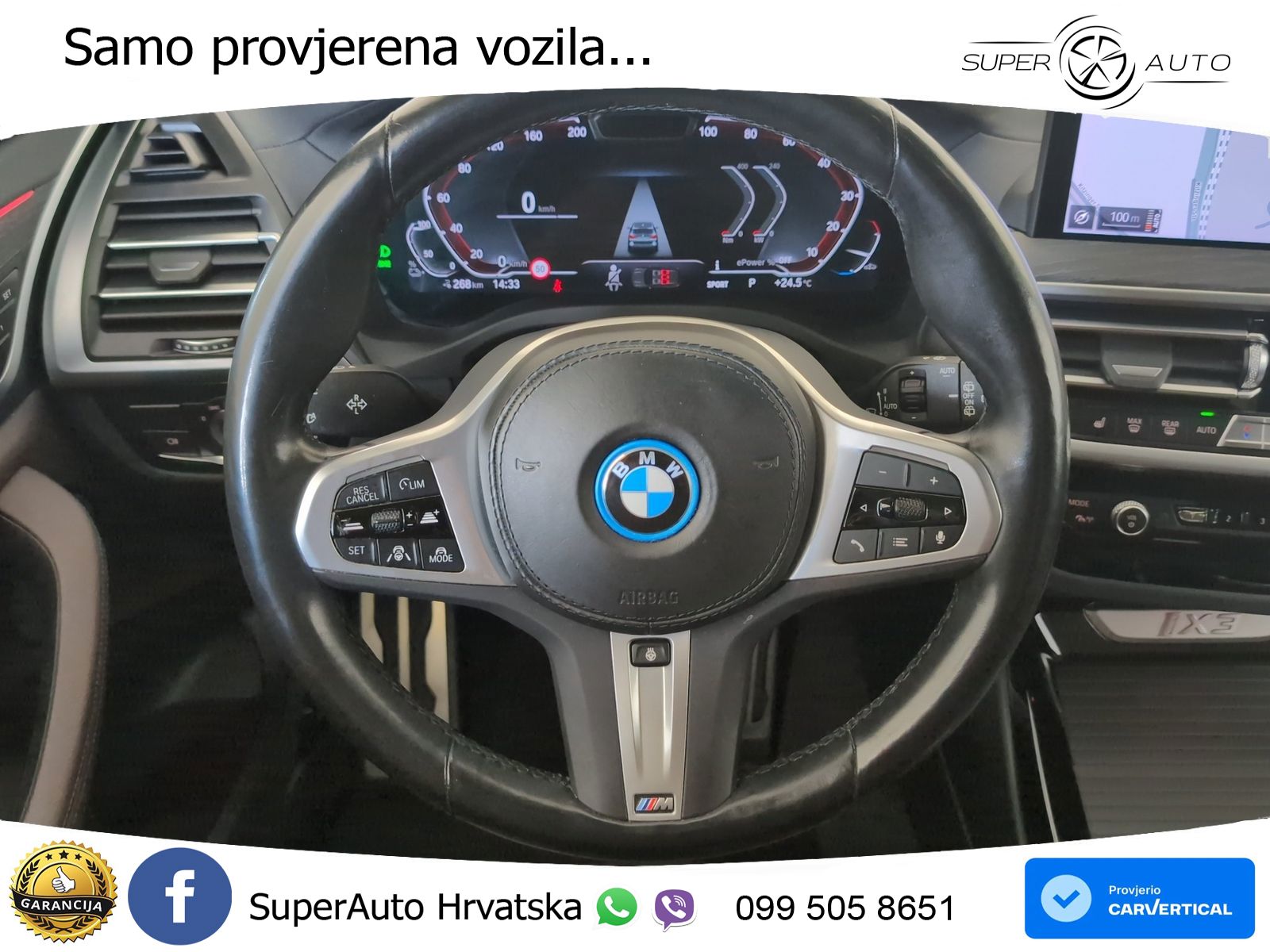 BMW iX3 80 kWh (286 KS) LED+GR SJED+ACC