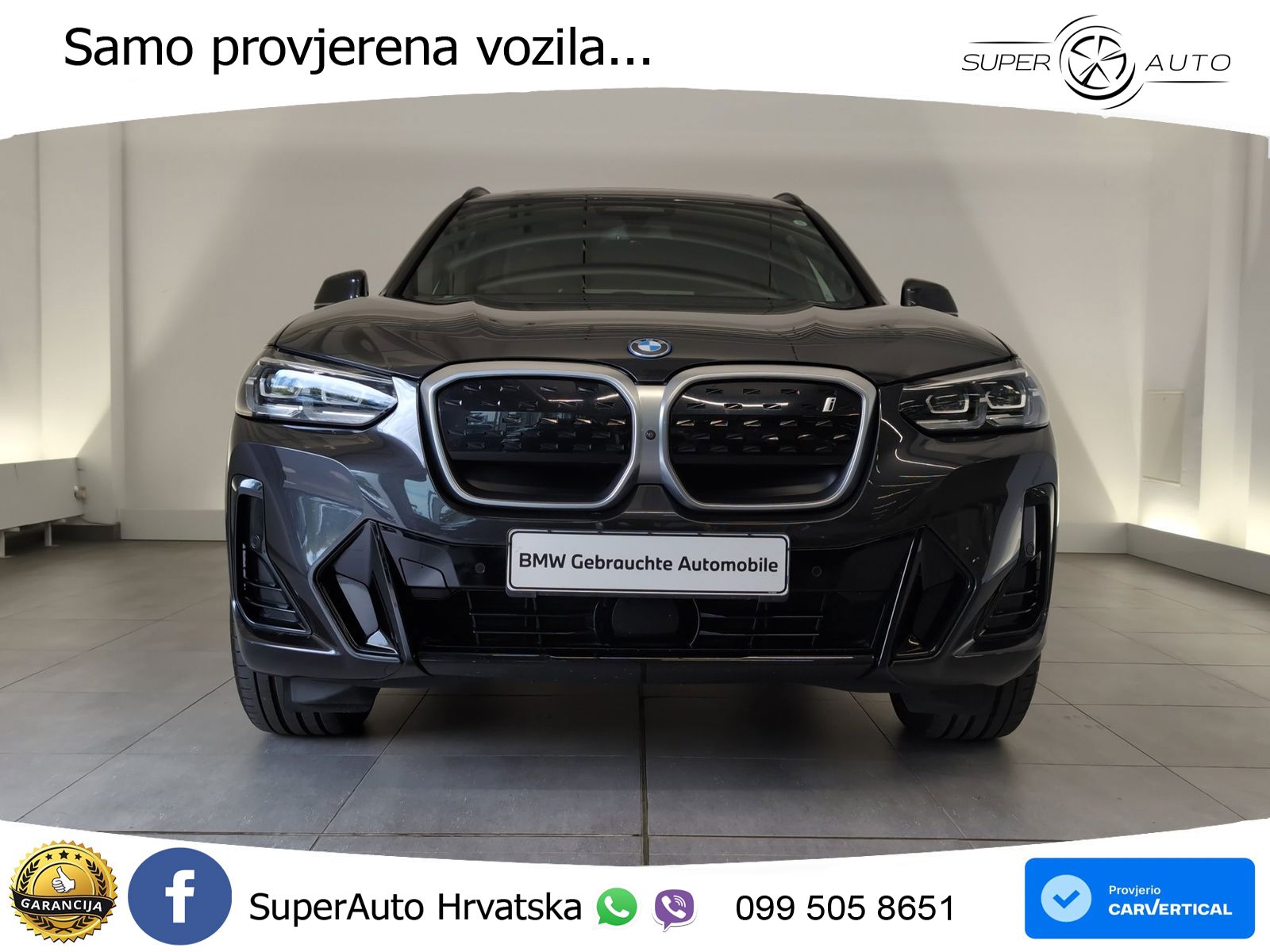 BMW iX3 80 kWh (286 KS) LED+GR SJED+ACC