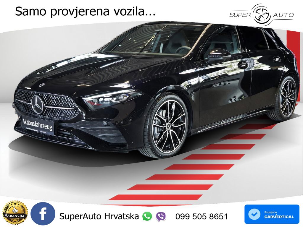Mercedes-Benz A 200d 8G-DCT AMG ACC+GR SJED+360+PANO