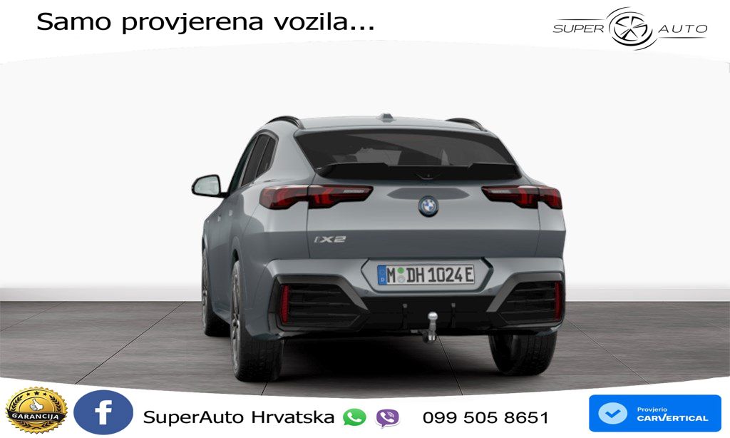 BMW iX2 66.5 kWh (313 KS) xDrive30 M Sport LED+GR SJED+ACC