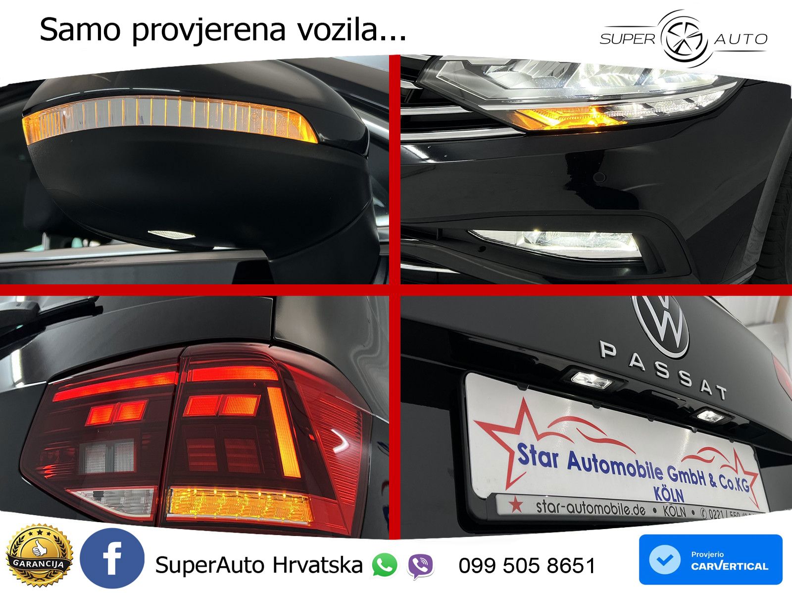 Volkswagen Passat Variant 2.0 TDI (150 KS) DSG Business ZRAČNI+ACC+GR SJED+KAM