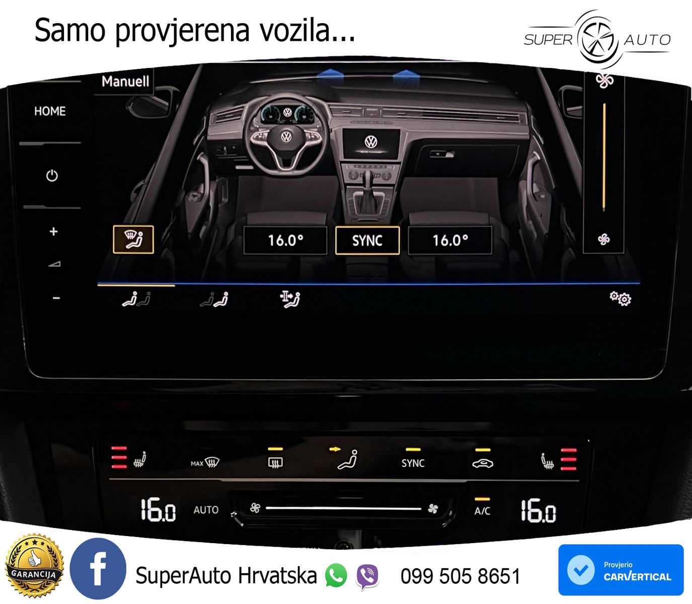 Volkswagen Passat Variant 2.0 TDI (150 KS) DSG Business ZRAČNI+ACC+GR SJED+KAM